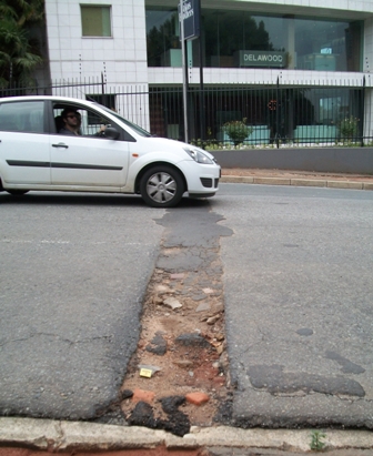 Like South Africa's famous wildlife Johannesburg potholes 